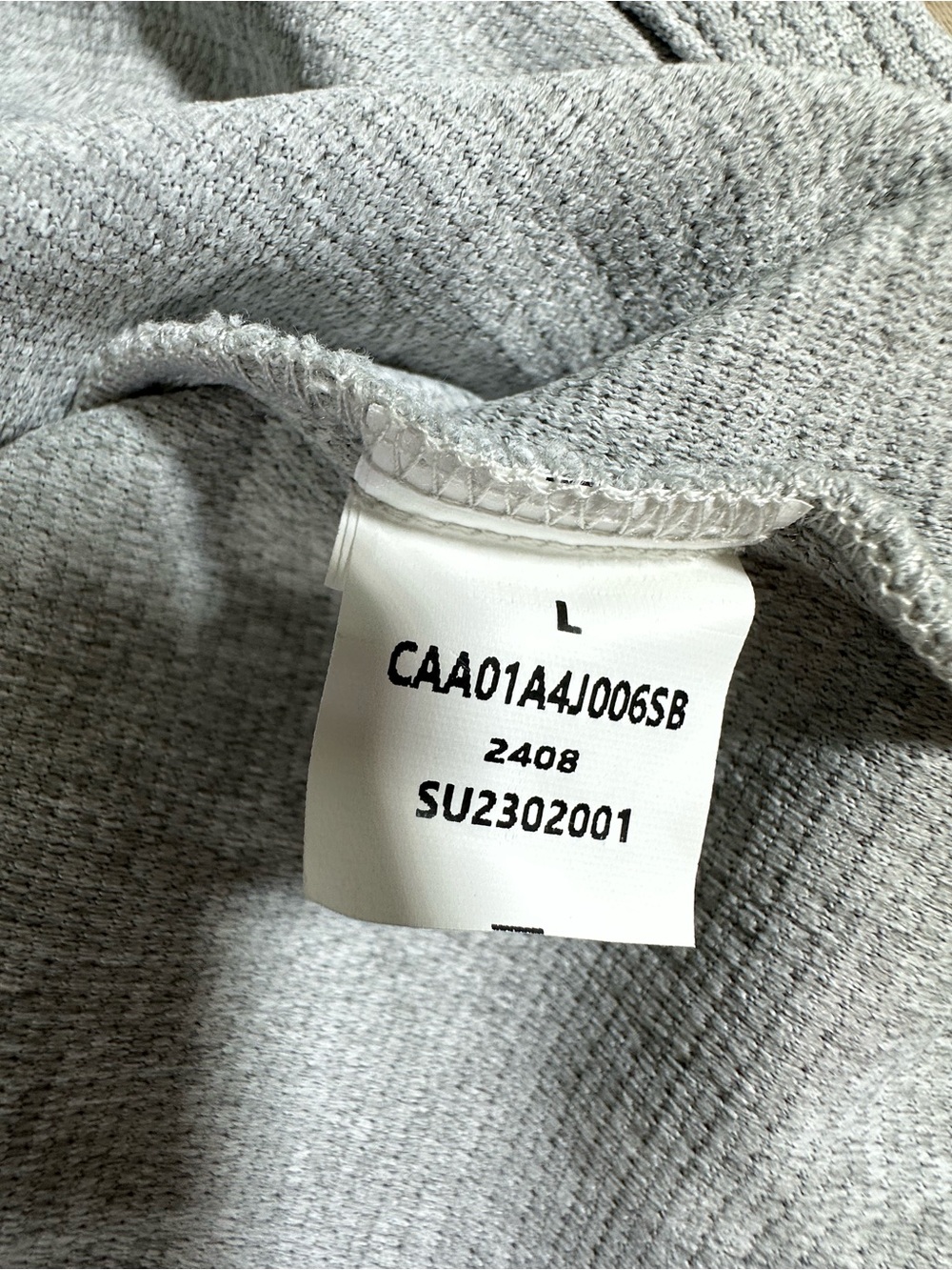 CUPSHE Light Collared Gray Button-Up Shacket Jacket WomenS Sz Large Waffle Textu - Picture 7 of 9